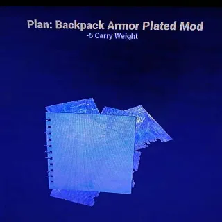 Armor Plated Backpack Mo