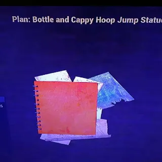 B And C Hoop Jump Statue
