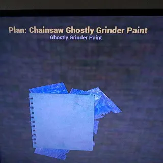 Chainsaw G G Paint