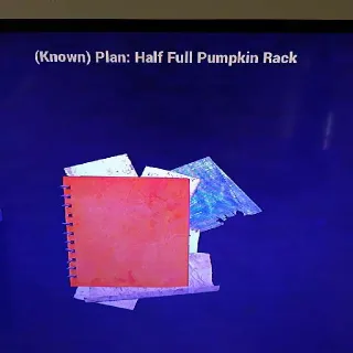 Half Full Pumpkin Rack