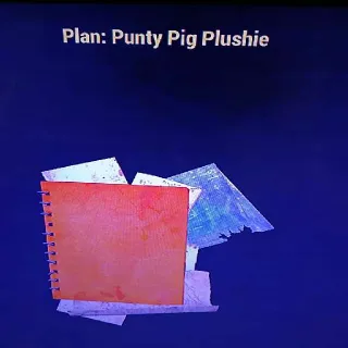 Punty Pig Plushie