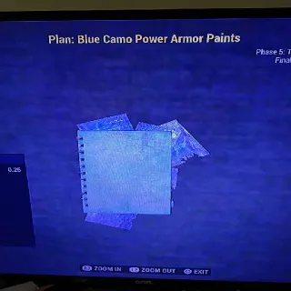 Blue Camo Power Armor Paints