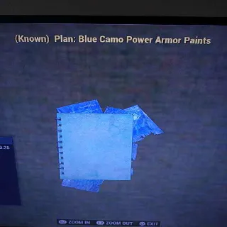 Blue Camo P A Paint
