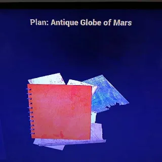 Antique Globe Of Mars