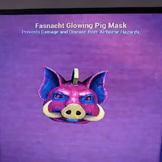 Fasnacht Glowing Pig Mas