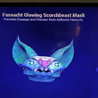 Fasnacht Glowing Scorchbeast Mask