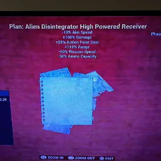 Alien Disintegrator High Power Receiver