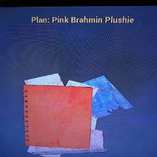 Pink Brahmin Plushie