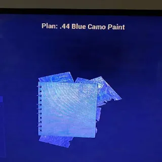 .44 Blue Camo Paint