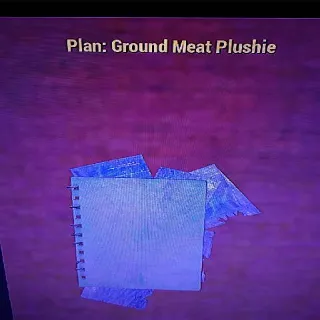Ground Meat Plushie