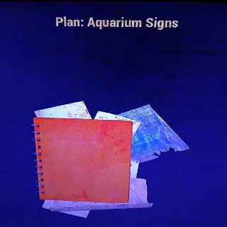 Aquarium Signs