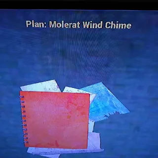 5 Molerat Wind Chime Pla