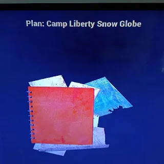Camp Liberty Snow Globe