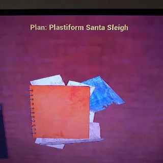 Plastiform Santa Sleigh