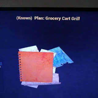 Grocery Cart Grill