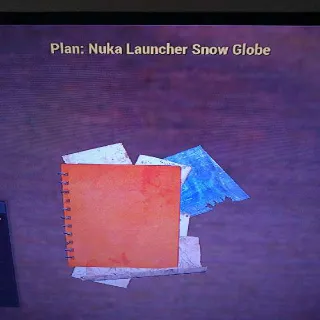 Nuka Launcher Snow Globe