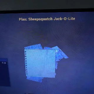 Sheepsquatch Jack O Lite