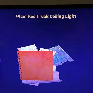 Red Truck Ceiling Light
