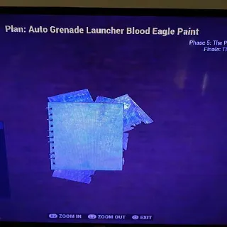 Auto Grenade Launcher Blood Eagle Paint