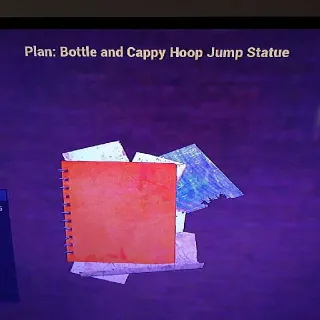 B And C Hoop Jump Statue