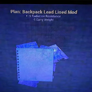 Lead Lined Backpack Mod