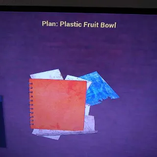 Plastic Fruit Bowl