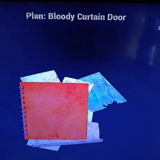 Bloody Curtain Door