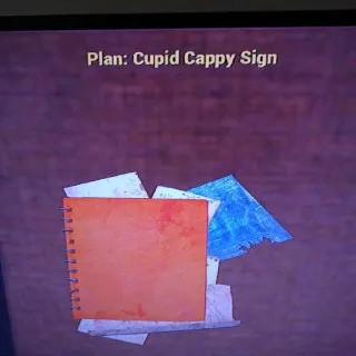 Cupid Cappy Sign