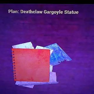 Deathclaw Gargoyle Statu