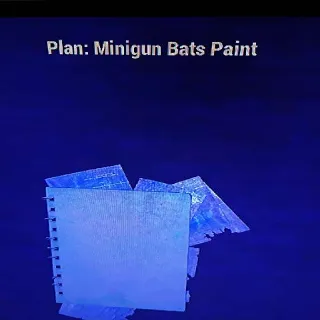 Minigun Bats Paint