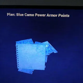 Blue Camo P A Paint