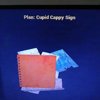 Cupid Cappy Sign