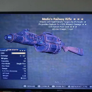 Med E 25 Railway Rifle