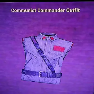Communist Commander Outfit W Hat