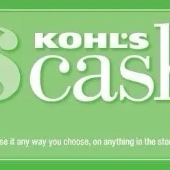 $25.00 Kohl's CASH  AUTO DELIVERY