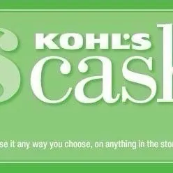 $100.00 Kohl's CASH FOR 6 CODE 50$ x2 AUTO DELIVERY.