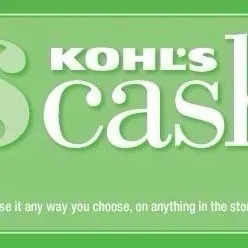 $210.00 Kohl's CASH FOR 6 CODE 35$ x6 . AUTO DELIVERY