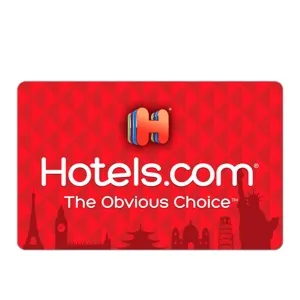 $250.00 Hotels.com gift card