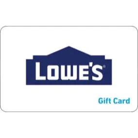 $100.00 Lowe's egiftcard