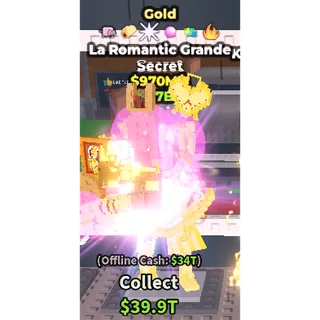 🚨Gold La Romantic Grande 970M/s🚨| Steal A Brainrot