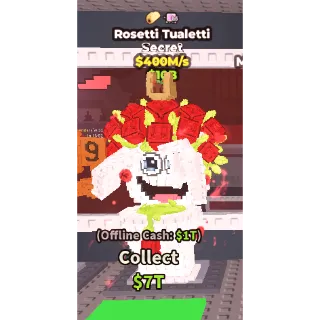 🚨 400M/s Rosetti Tualetti🚨| Steal A Brainrot