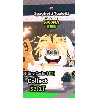 🚨 Cheapest Price🚨Spaghetti Tualetti 360M/s🚨 ALSO LOOKING BULK BUYERS🚨| Steal A Brainrot