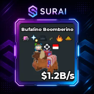 🚨(Clean Traits) 1.2B/s Bufalino Boomberino | Steal A Brainrot | Fast Delivery