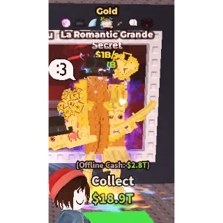 🚨 1B/s Gold La Romantic Grande🚨| Steal A Brainrot