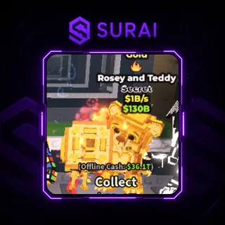 🚨Gold Rosey and Teddy 1B/s| Steal A Brainrot | Fast Delivery