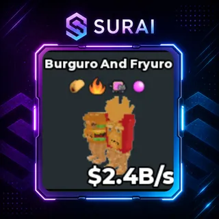 🚨Burguro and Fryuro 2.4B/s |Steal A Brainrot | Fast Delivery