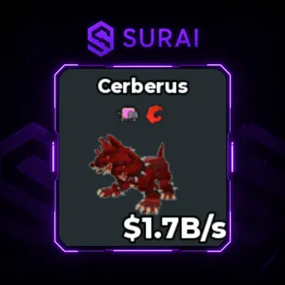 🚨(Clean Trait)Cerberus 1.7B/s|Steal A Brainrot | Fast Delivery