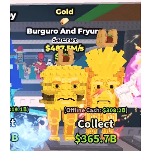 🚨Gold Burguro and Fryuro 487.5M/s🚨| Steal A Brainrot