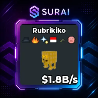 🚨(Rare 290 Exist John Pork Trait) 1.8B/s Gold Rubrikiko | Steal A Brainrot | Fast Delivery