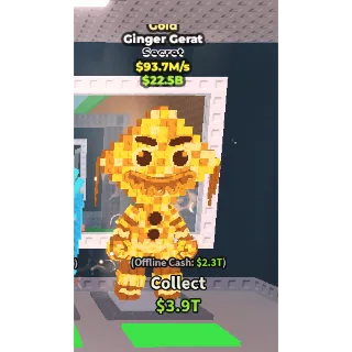 🚨 CHEAP PRICE(See Desc)🚨 Gold Ginger Gerat 🚨| Steal A Brainrot
